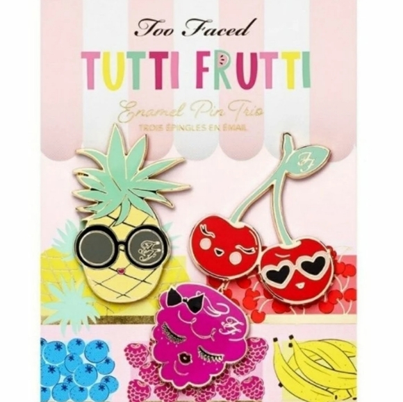 Too Faced Accessories - 🧚‍♀️3/30🧚‍♀️Too Faced Trio of Enamel Pins
